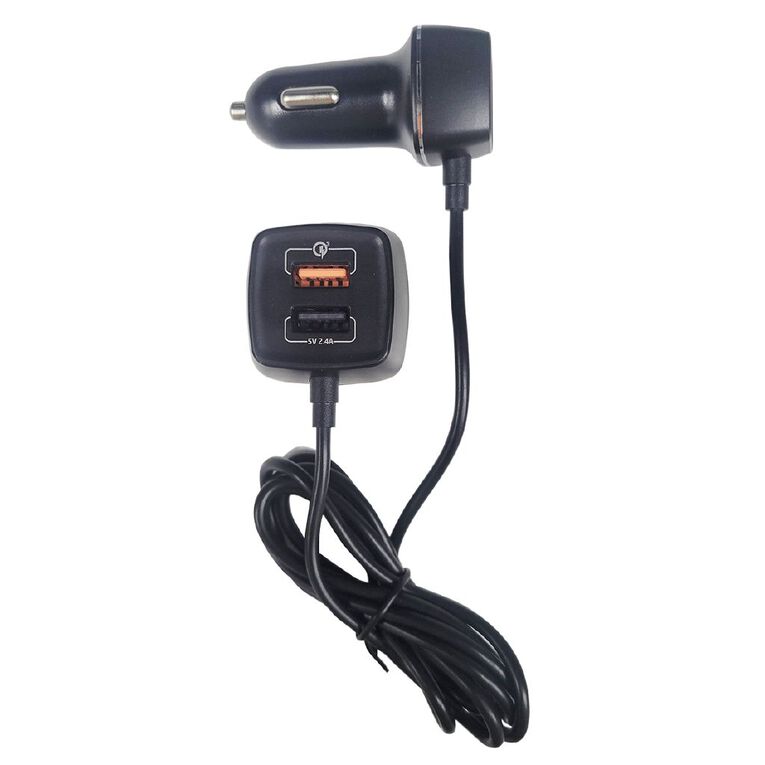 Mako USB Car Charger 4 Port The Warehouse