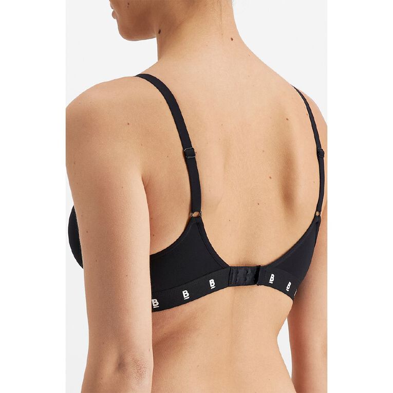 B FOR BONDS Women's Wirefree Tee Bra, Black, hi-res