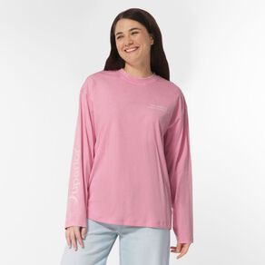 H&H Women's Long Sleeve Graphic Print Tee