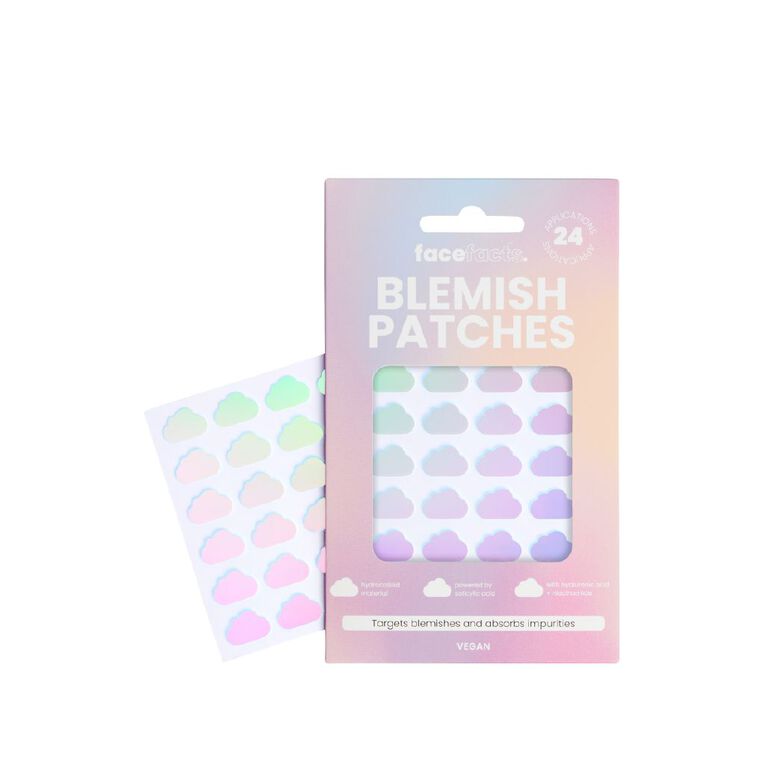 Face Facts Blemish Patches Holographic Clouds 24's, , hi-res