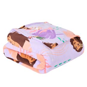 Moana Coral Fleece Throw Multi-Coloured 127cm x 152cm
