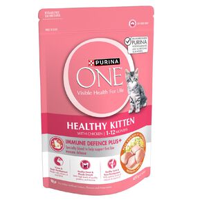 PURINA ONE Healthy Kitten Chicken Dry Cat Food 450g