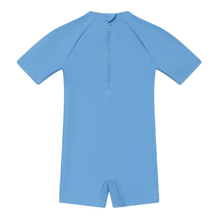 Young Original Toddler Plain Rashsuit, Blue Mid, hi-res