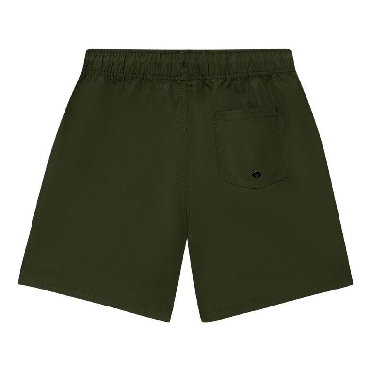 Young Original Microfibre Swim Short, Green Dark, hi-res