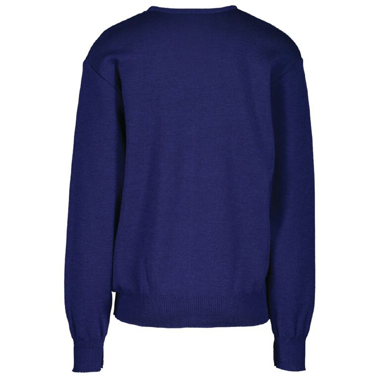 Schooltex Westland High Cardigan with Embroidery, Royal, hi-res