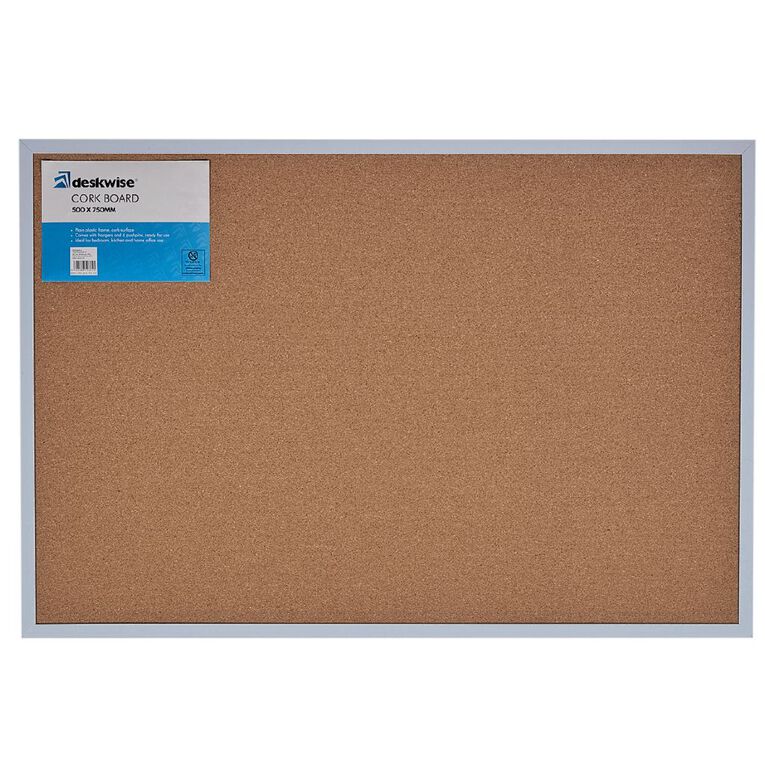 WS Cork Board 500mm x 750mm, , hi-res