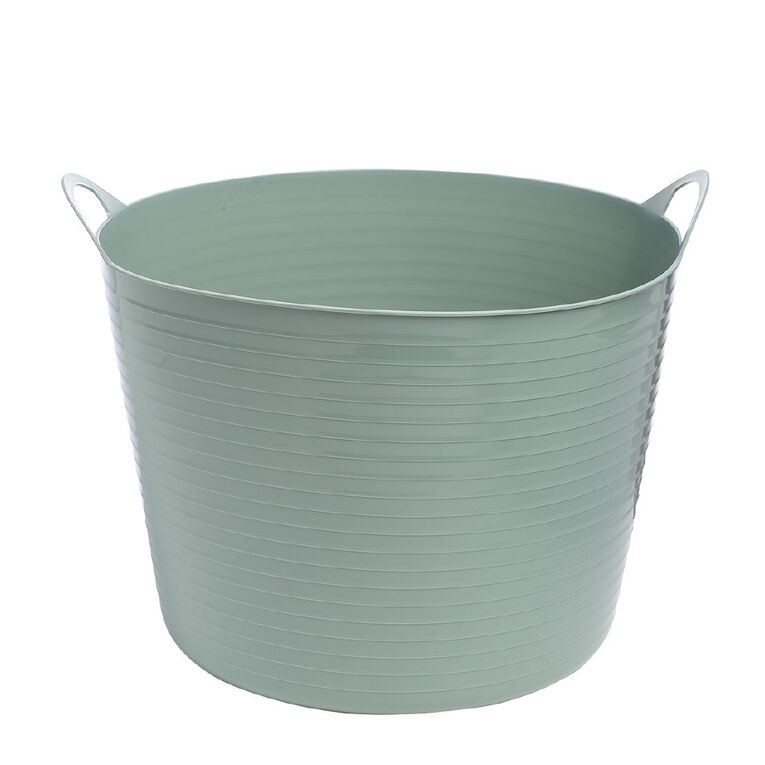 Living & Co Round Flexi Tub Sage 42L Sage 42L, , hi-res