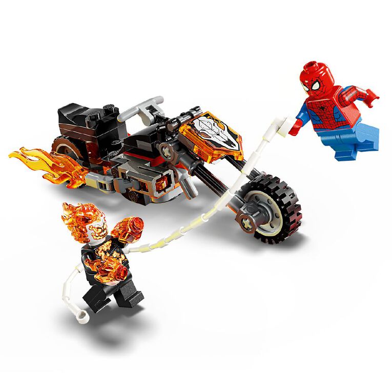 LEGO Marvel Super Heroes Spider Man vs Ghost Rider Motorcycle 76335, , hi-res