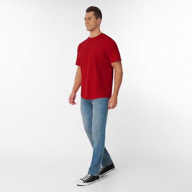 Garage Men's Longline Tee, Red Mid, hi-res