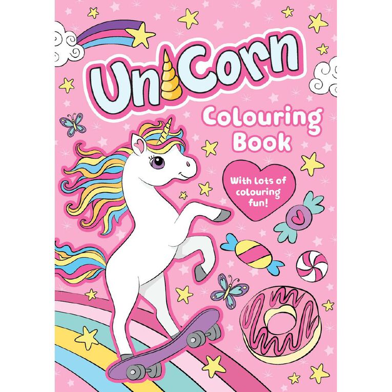 Unicorn Colouring Book, , hi-res
