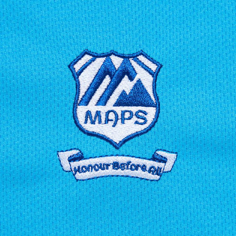 Schooltex Mt Albert Short Sleeve Polo with Embroidery, Teal, hi-res