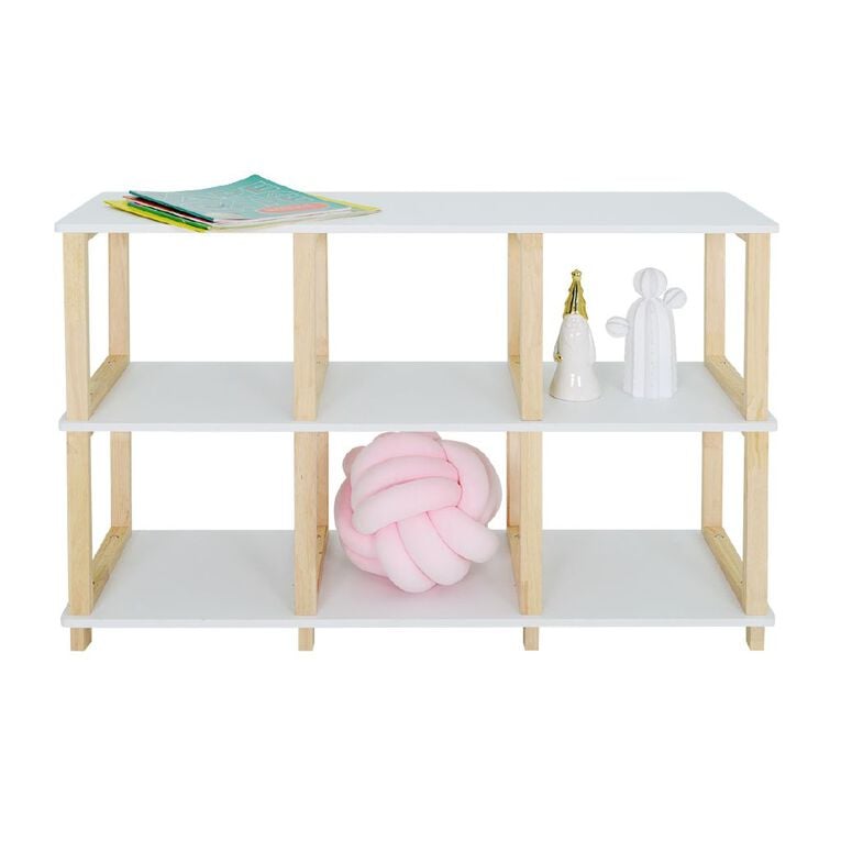 Living & Co Luca Kids 6 Cube Storage Unit, , hi-res