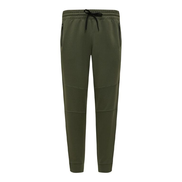 Active Intent Men's Cooldry Panel Joggers, Green Mid, hi-res