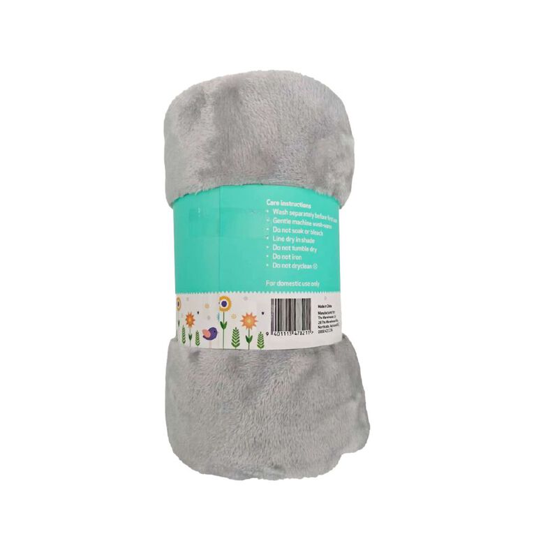 Babywise Blanket 100cm x 100cm Grey, , hi-res