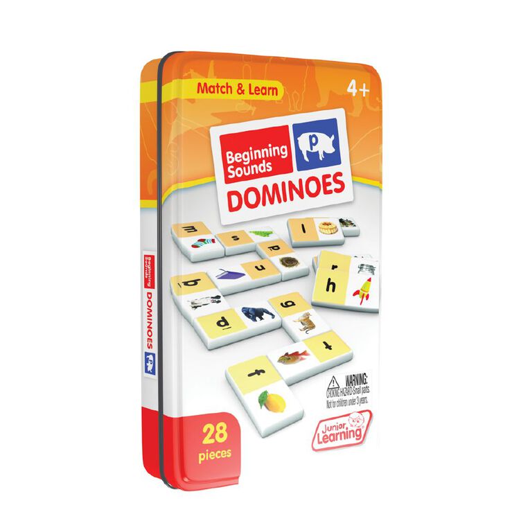 Junior Learning Beginning Sound Dominoes, , hi-res