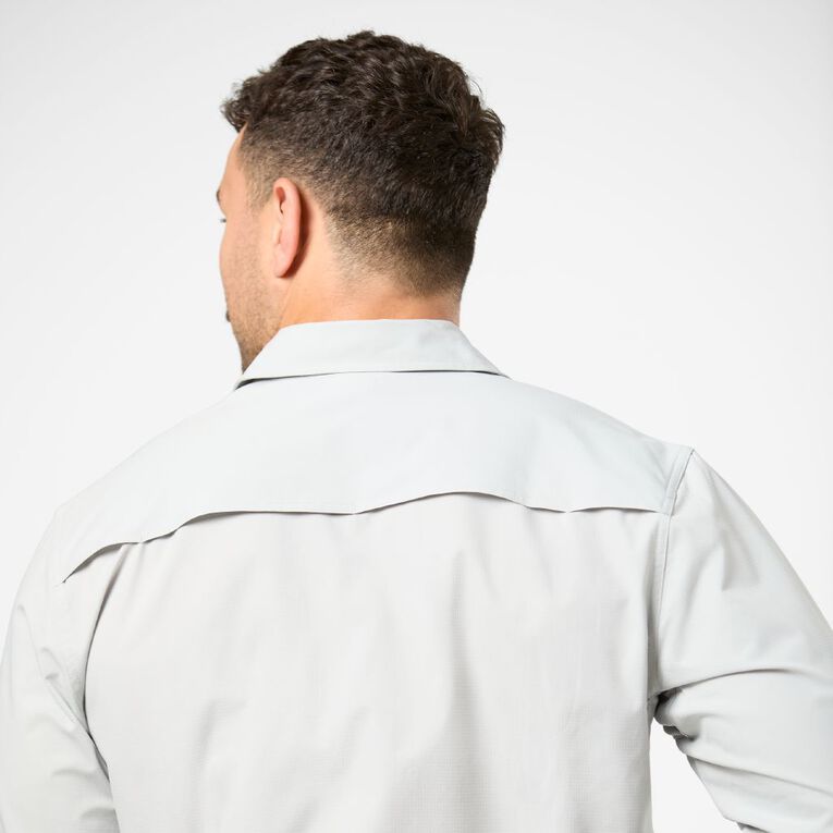 Back Country Men's Long Sleeve Lightweight Shirt, Grey Mid, hi-res