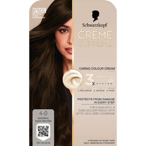 Schwarzkopf Creme Supreme 4.0 Natural Dark Brown 180ml