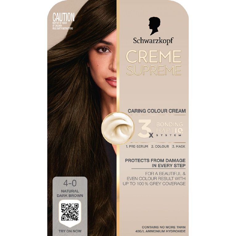 Schwarzkopf Creme Supreme 4.0 Natural Dark Brown 180ml, , hi-res
