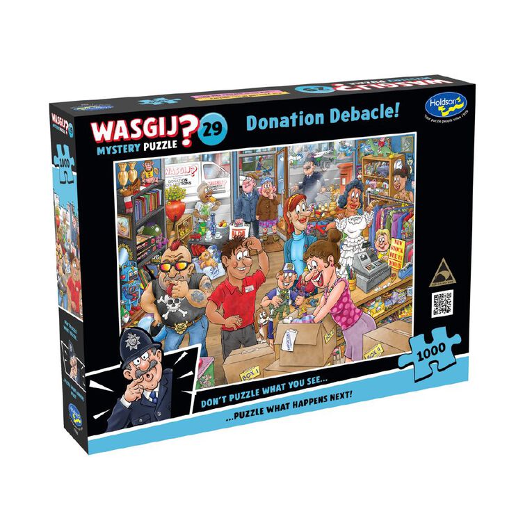 WASGIJ Mystery 29 Donation Debacle 1000 Piece, , hi-res