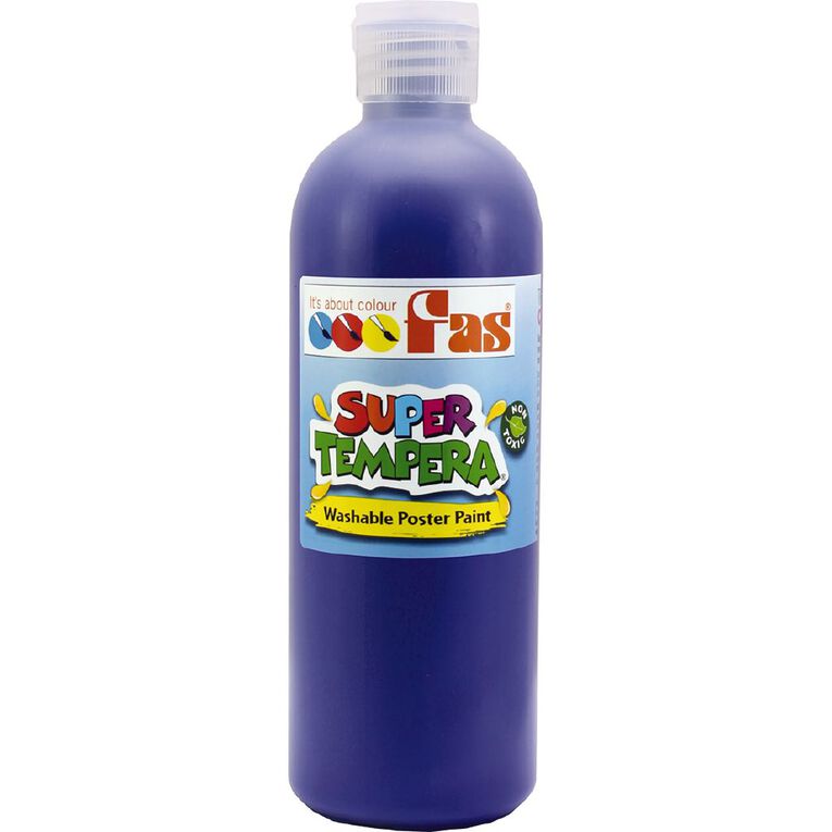 FAS Paint Super Tempera Ultra Blue Mid 500ml, , hi-res