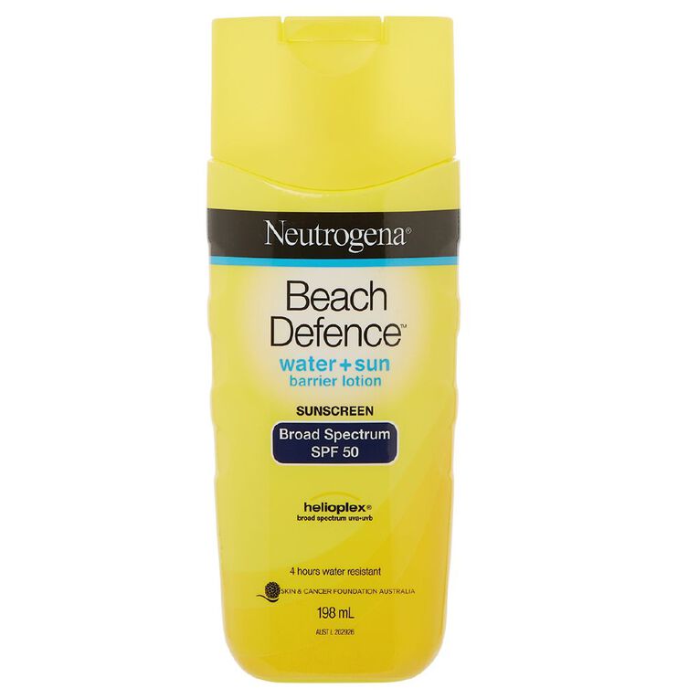 Neutrogena Beach Defence SPF50 Lotion 198ml, , hi-res