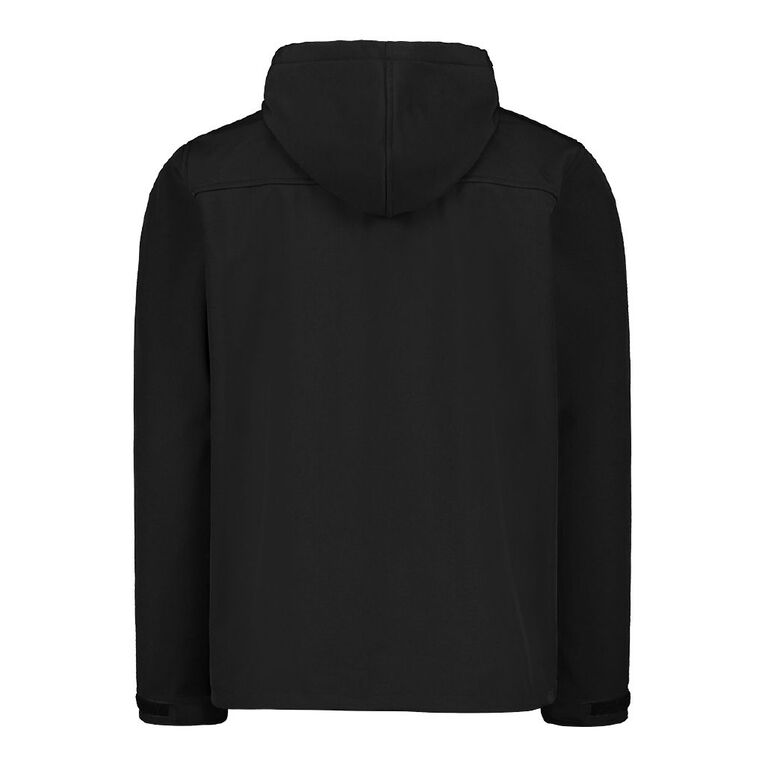 Active Intent Men's Bonded Fleece Jacket Black The Warehouse