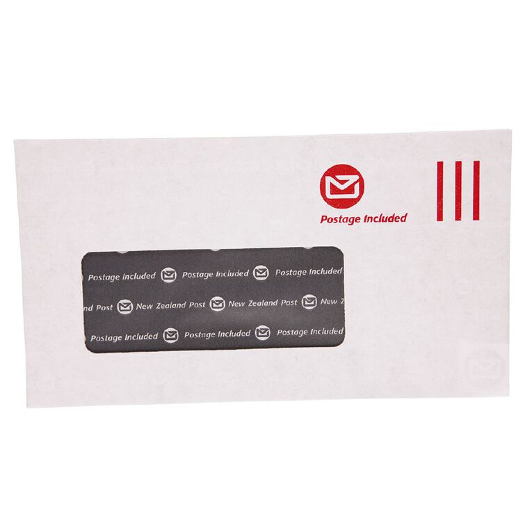 New Zealand Post E9 Envelope Prepaid Window 500 Pack, , hi-res