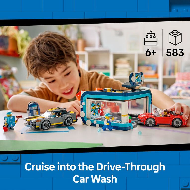 LEGO CITY Drive-Through Car Wash 60497, , hi-res