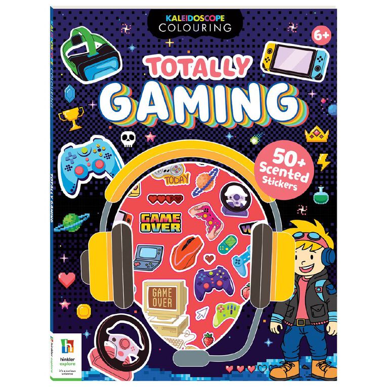 Kaleidoscope: Colouring Scented Stickers Totally Gaming, , hi-res