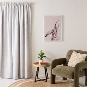 Living & Co Zarra Curtains Grey 230-330cm Wide/160cm Drop
