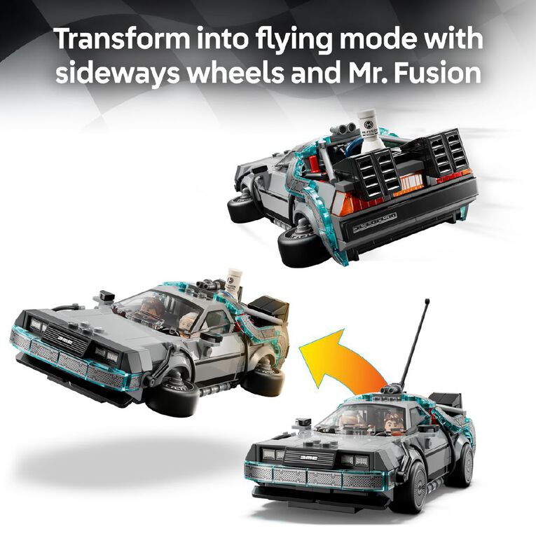 LEGO Speed Champions Time Machine from Back to the Future 77256, , hi-res