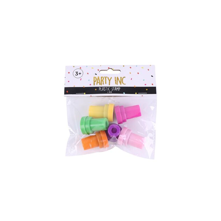 Party Inc Plastic Stamp 6 Pack, , hi-res