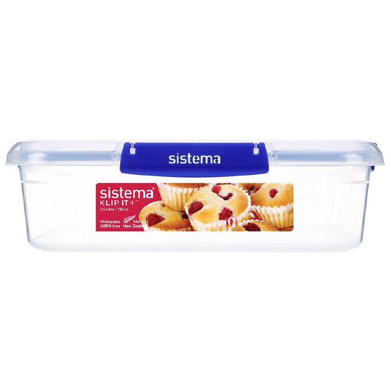Sistema Klip It Plus Square Container Assorted 3.5L, , hi-res