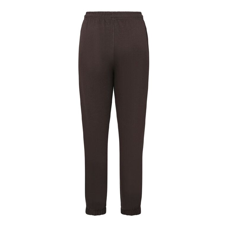 H&H Women's Essential Trackpants, Brown Dark, hi-res