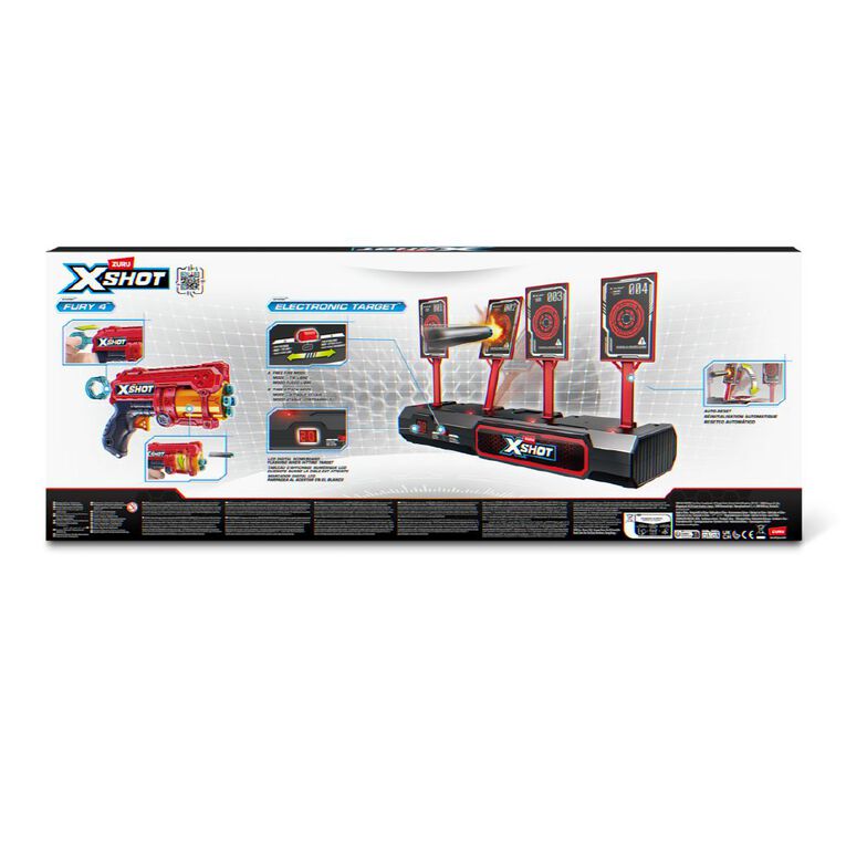 Zuru X Shot Excel Fury & Interactive Target 2 Pack, , hi-res