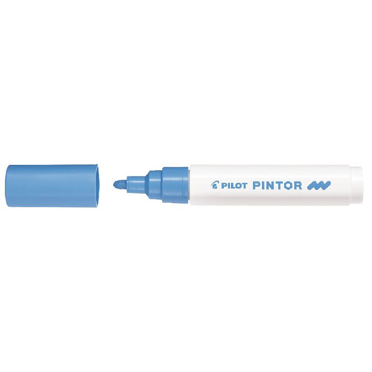 Pilot Pintor Marker Bullet Medium 4.5mm Tip Blue Light, , hi-res