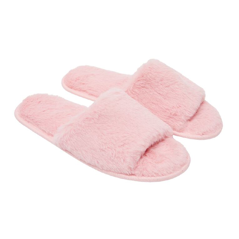 H&H Women's Strap Slippers, Pink Light, hi-res