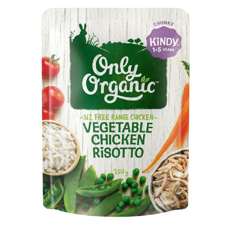 Only Organic Vegetable Chicken Risotto 1+ Years, , hi-res