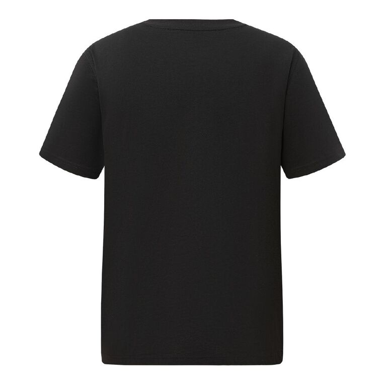 H&H Men's Regular Fit Printed Tee, Black Classic Am, hi-res
