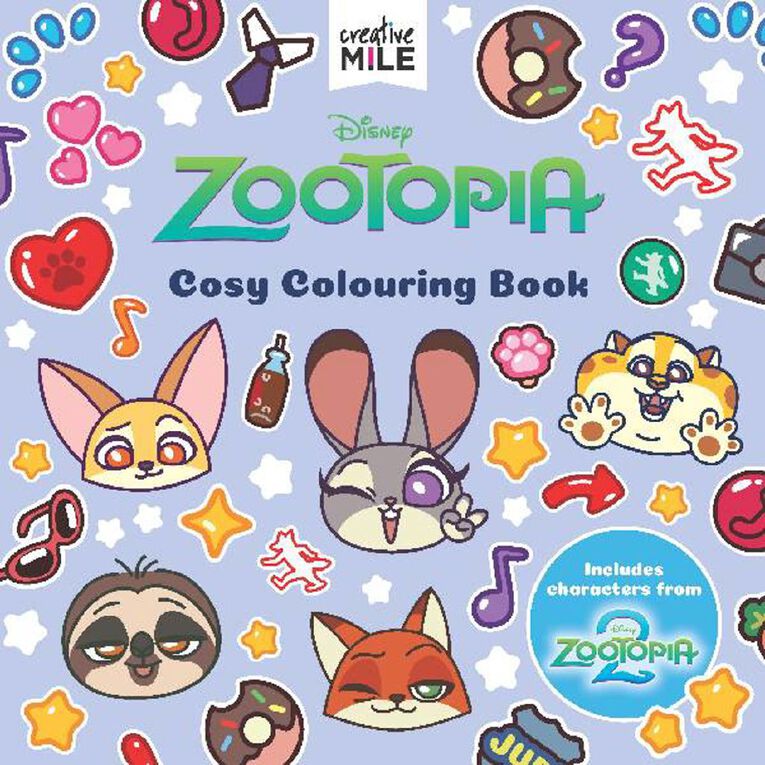 Disney: Zootopia Cosy Colouring Book, , hi-res