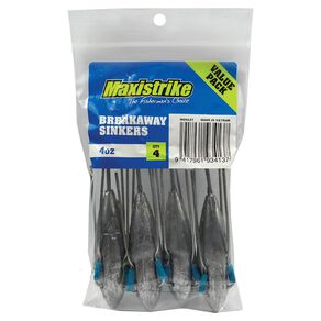 Maxistrike Sinker Breakaway 4oz 4 Piece
