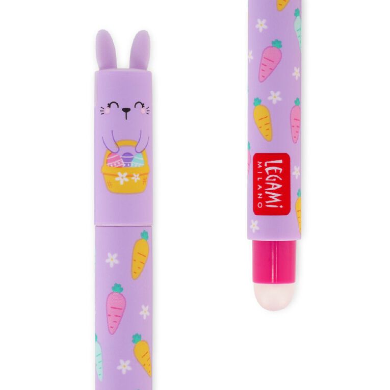 Legami Set of 2 Erasable Pens - Hoppy Easter, , hi-res
