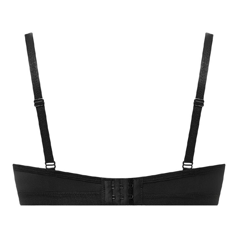 H&H Teen Bra, Black/Blue, hi-res