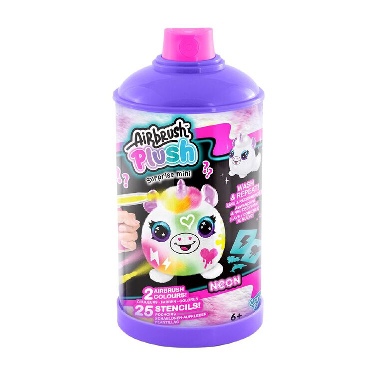 Airbrush Plush Neon Mini Mystery Kit, , hi-res