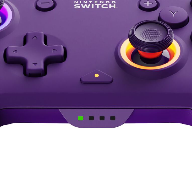PDP Afterglow Wave Wireless Nintendo Switch Controller Purple, , hi-res
