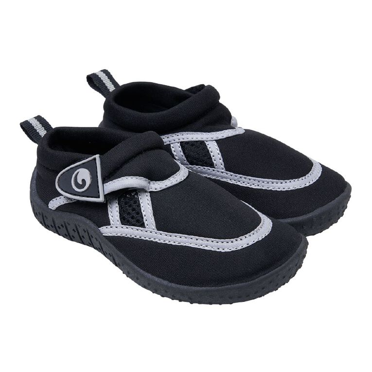 Active Intent Junior Kids' Chris Aqua Socks, Black, hi-res