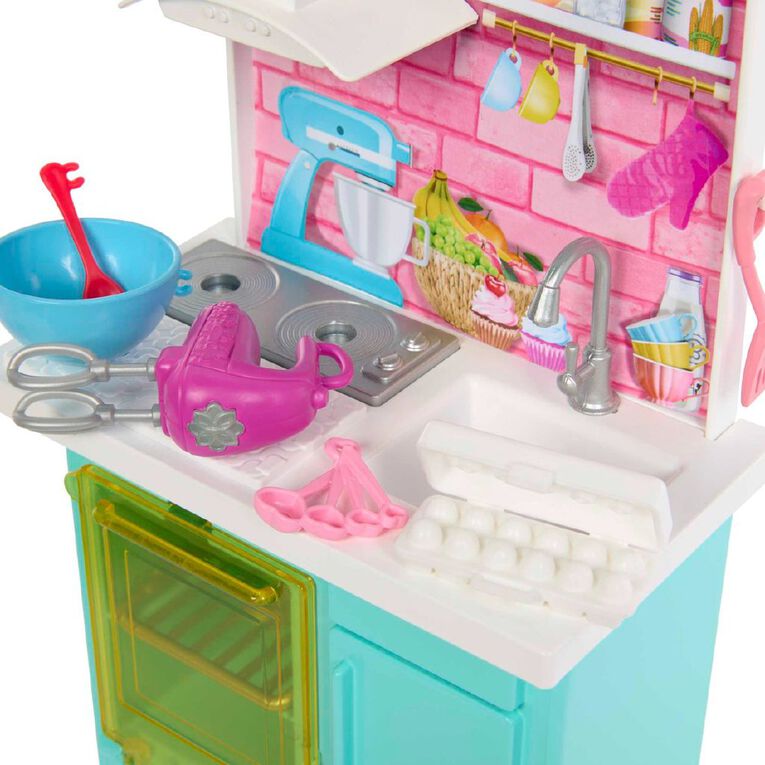 Barbie Baking Toy Party Playset, , hi-res