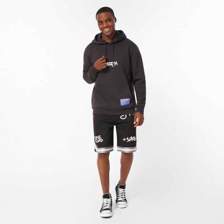 Warner Bros. Men's Basketball Shorts, Black, hi-res