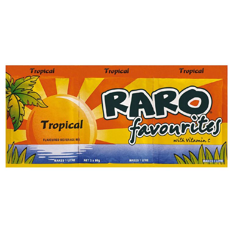 Raro Tropical 3 Pack 80g 3 Pack, , hi-res
