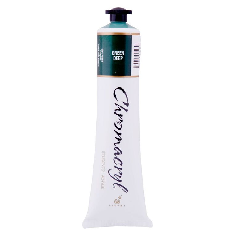 Chromacryl Acrylic Paint Green Dark 75ml, , hi-res